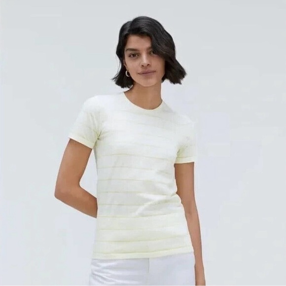Everlane Tops - NWT Everlane Organic Cotton Short Sleeve Tee striped Shirt Women S